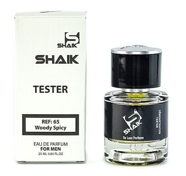 Парфюмерная вода SHAIK  65  POUR HOMME BLUE LABEL  for men (тестер), 25мл