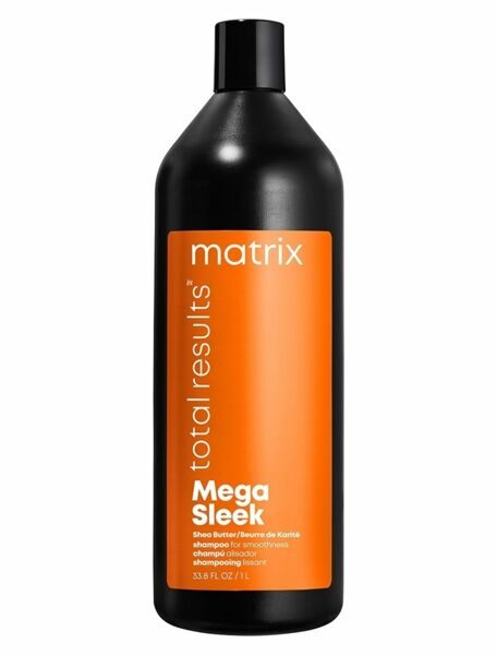 MATRIX TOTAL RESULTS MEGA SLEEK Шампунь для гладкости волос с маслом Ши, 1000 мл