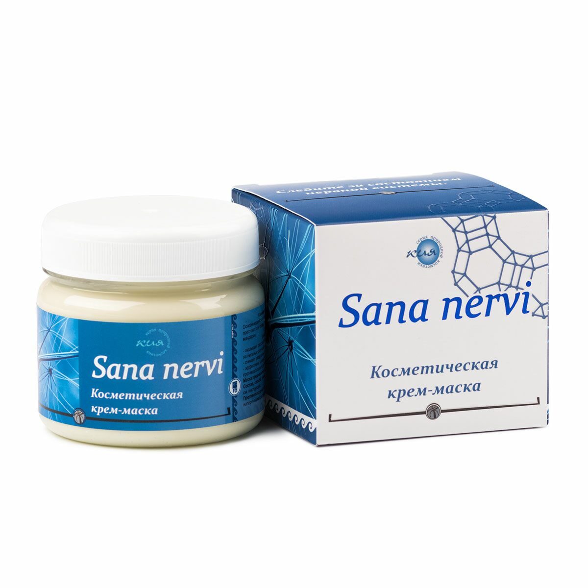 НОВЬ  Крем-маска "Sana nervi"расслабляющая и успокаивающая для любого типа кожи, 130 г
